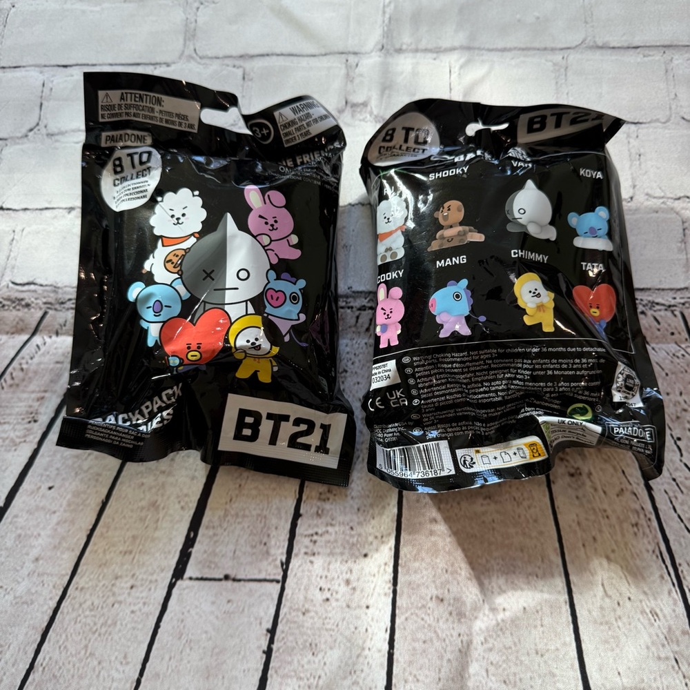 BT21 Character Backpack Clip